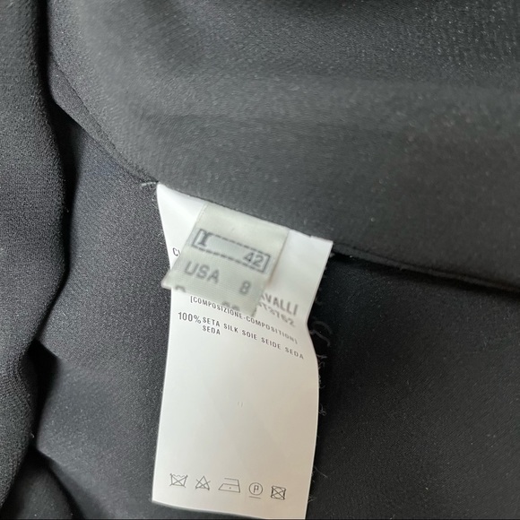 SOLD - Roberto Cavalli 100% Silk Print Dress - Picture 15 of 16